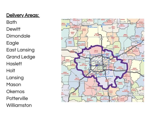 Willow Street Delivery Map